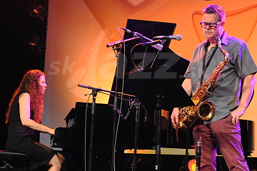 Sylvie Courvoisier a Ken Vandermark © Patrick Španko