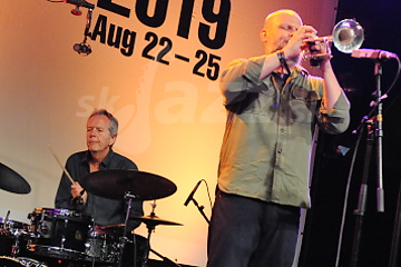 Tom Rainey a Nate Wooley © Patrick Španko