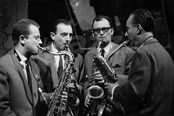 Z natáčania filmu Jazz für Zwei, archív J.Š