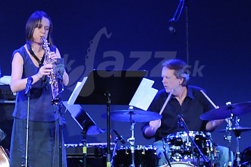 Ingrid Laubrock a Tom Rainey © Patrick Španko