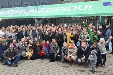 Festivalový team a zahraniční hostia © Patrick Španko