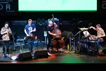 Sylvain Rifflet - Jon Irabagon Quartet © Patrick Španko