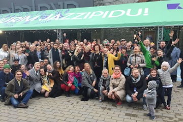 Festivalový team a zahraniční hostia © Patrick Španko