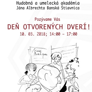 Hudobná a umelecká akadémia Jána Albrechta má Deń otvorených dverí !!!