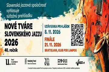 Nové tváre slovenského jazzu 2026 - prihlás sa !!!
