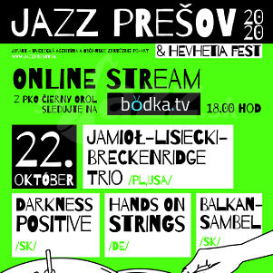 29. ročník festivalu Jazz Prešov 2020 !!!