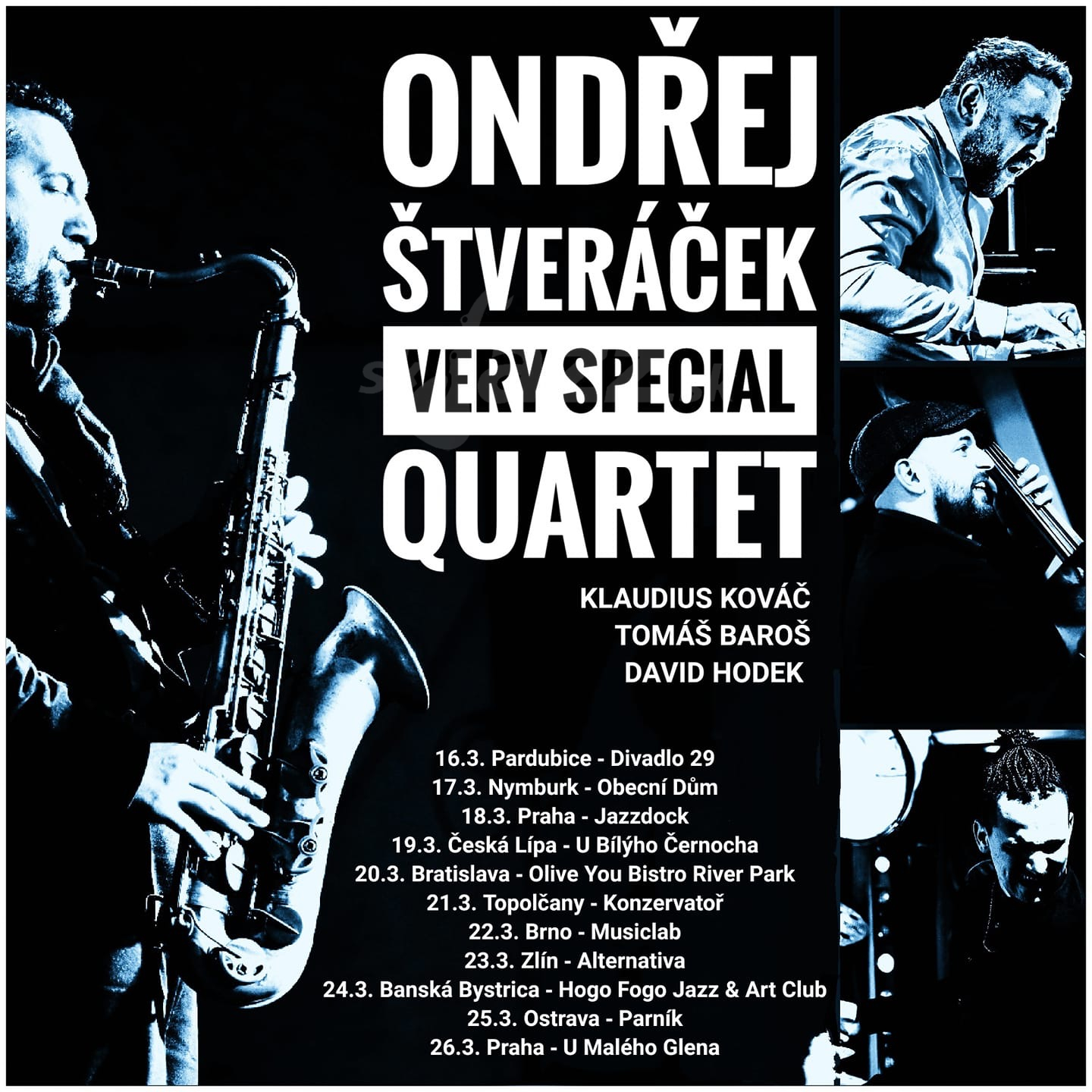 Ondřej Štveráček Very Special Quartet - Tour !!!